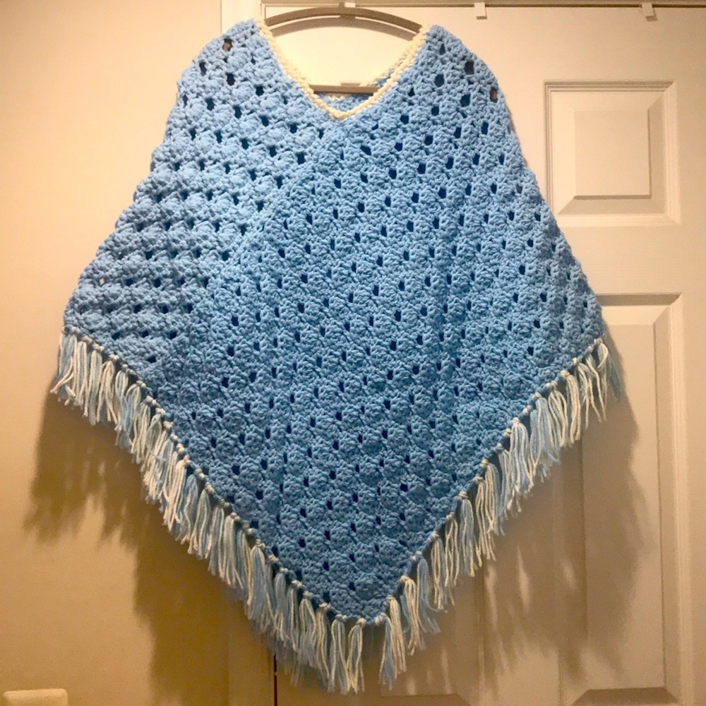 Gorgeous hand crafted poncho